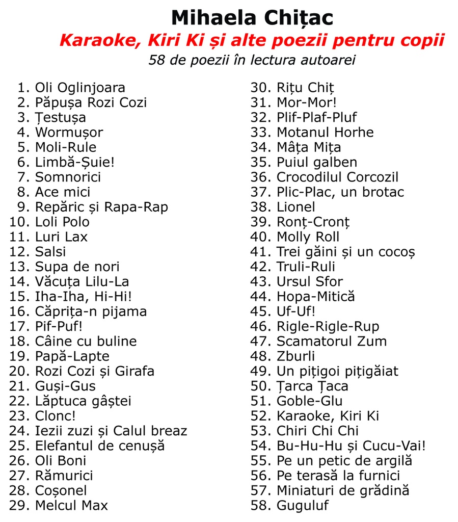 Aripioare... Zbârli-Zburli. Versuri pentru copii