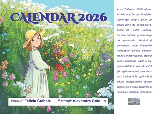 [642-2779-00100-4] Editare calendar de birou, 2026, format A5